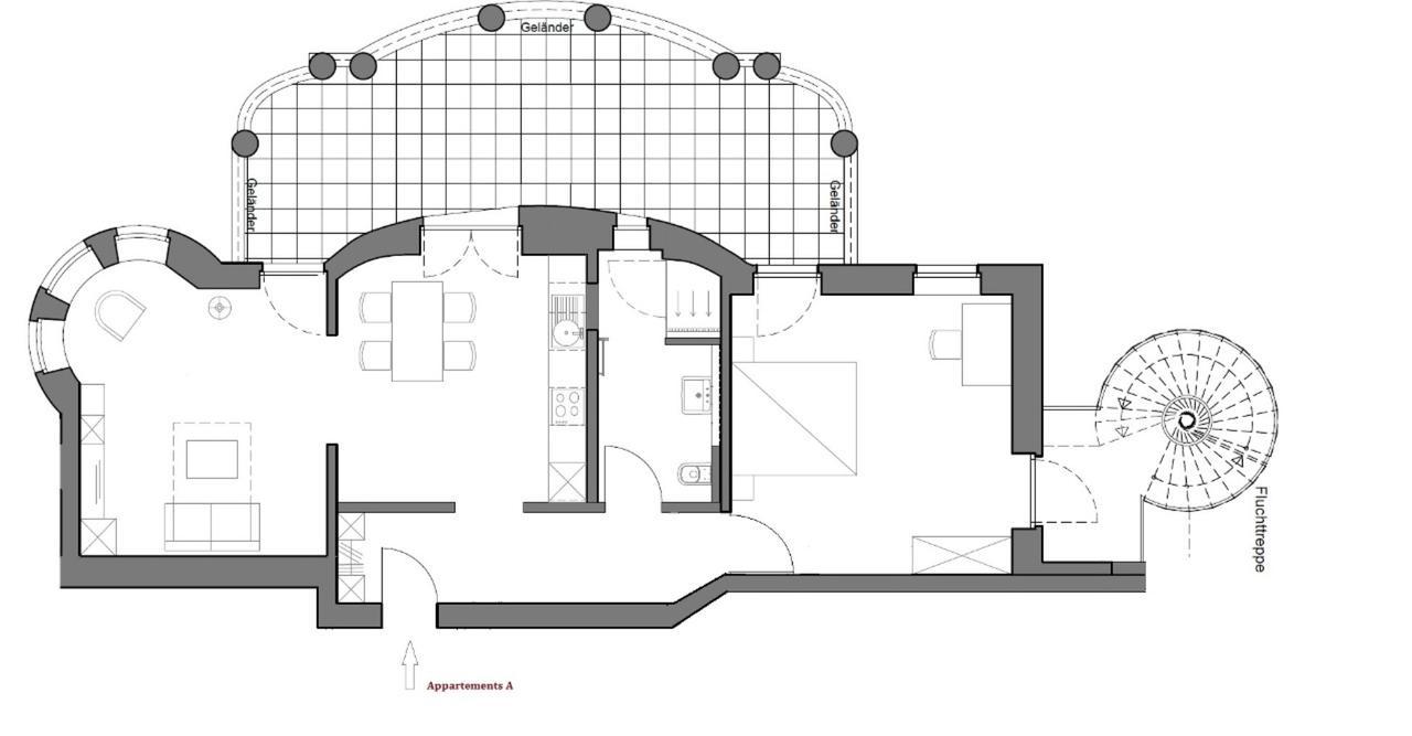 Appartements Am Kurpark Bad Pyrmont Eksteriør bilde